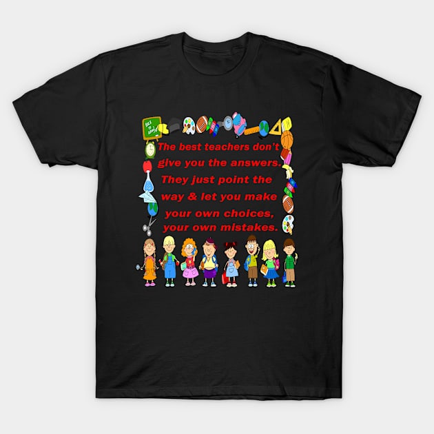 Best teachers T-Shirt by Dandoun